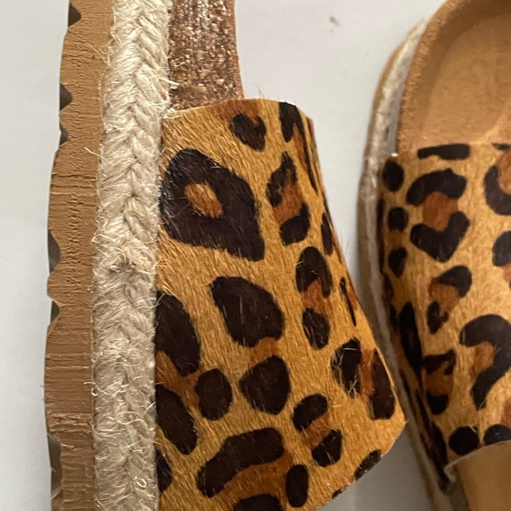 Yokono Leopard Print Sandals Sz 6.5 - image 6